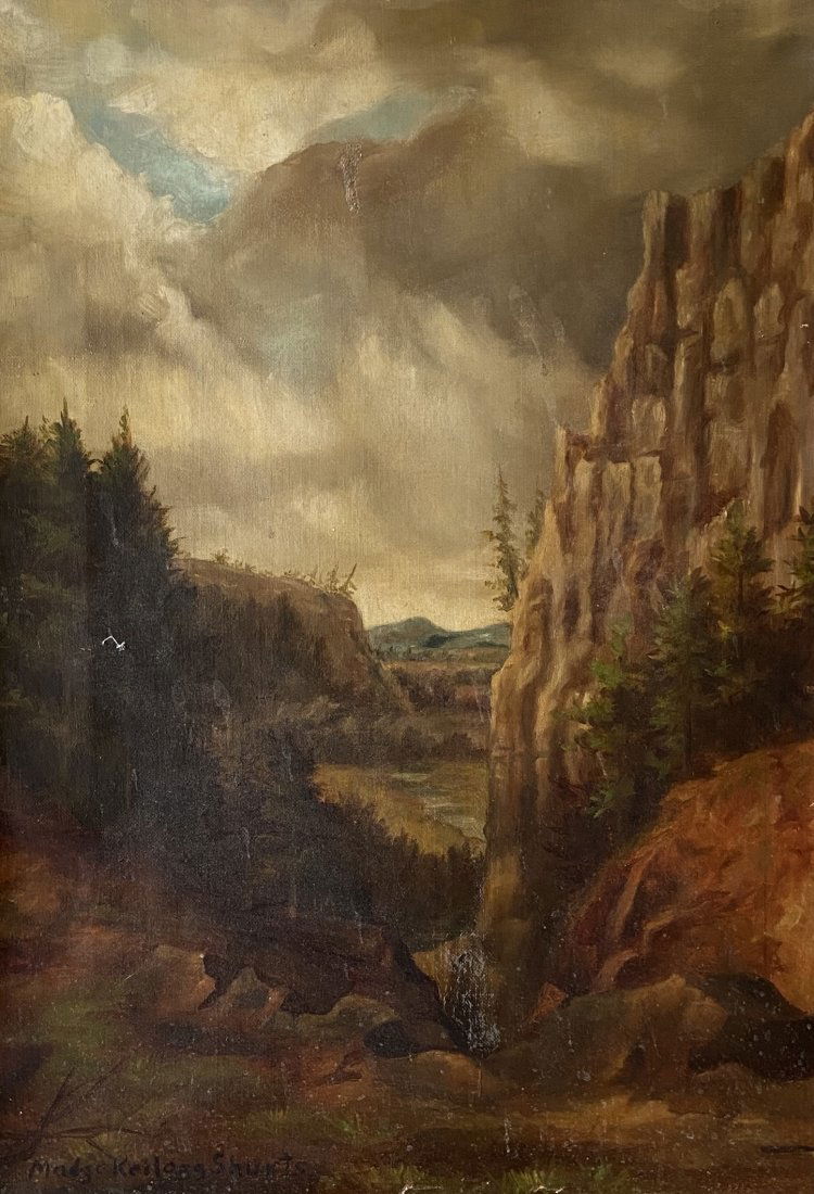 19th Century American Western Mountain Landscape (1 of 4)