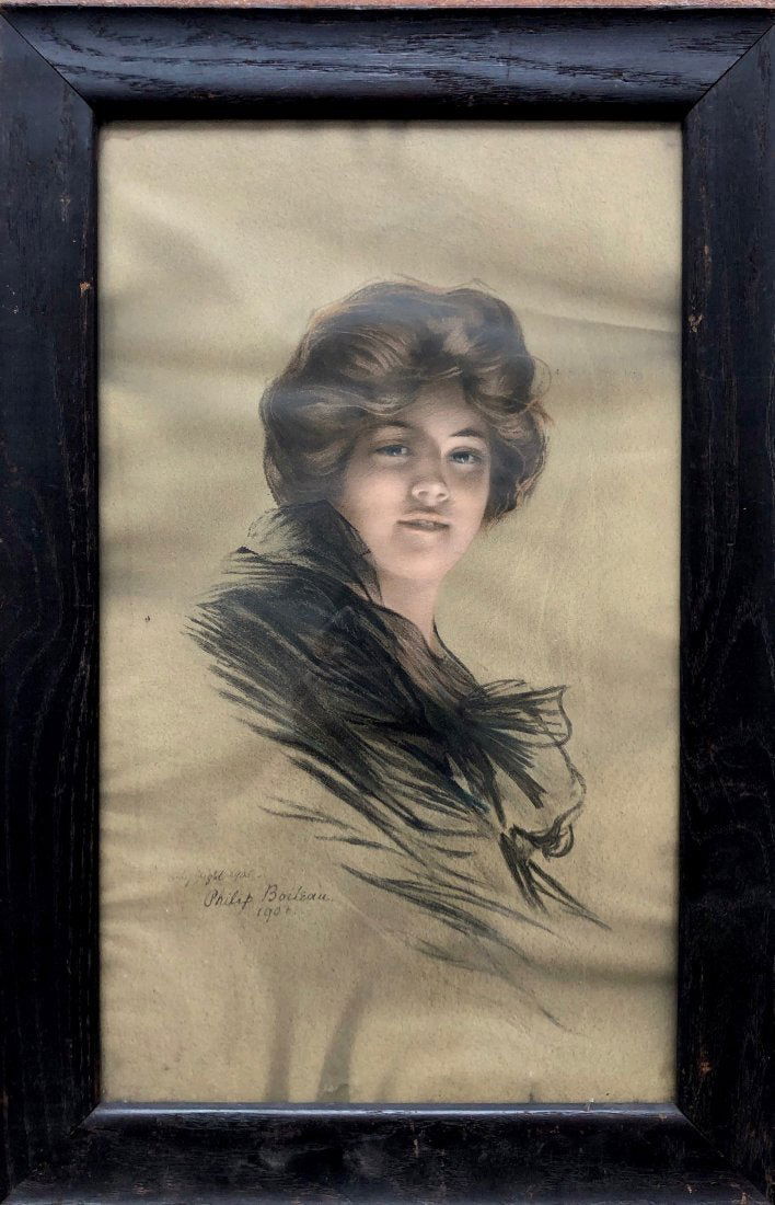 PHILIP BOILLEAU (1856-1917, Quebec) Portrait (1 of 3)