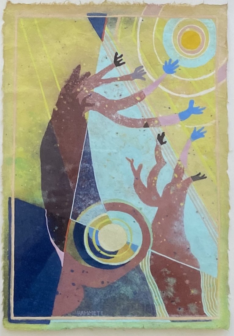 CAROL HAMMETT (20th c, Washington, DC) Abstract (1 of 5)