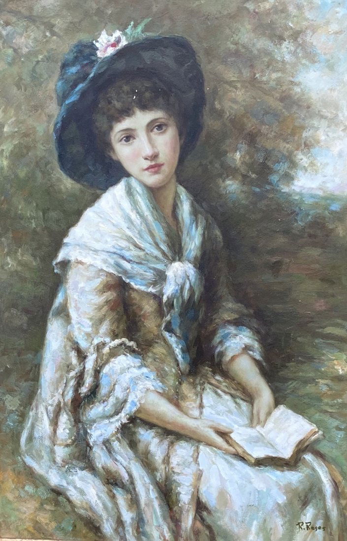 Contemporary Impressionist Portrait Of A Woman, Signed (1 of 5)