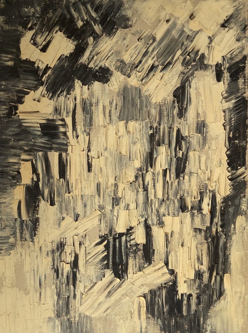 GAY NAROFF (1943-2012, New York) Abstract: Oil on canvas 18 x 24 in. Gay Naroff (American, 1943 - 2012) a true New York Expressionist. Born December 10, 1943 in Bronx, NY, she was instantly born in the New York art scene by the age of 20 New Y