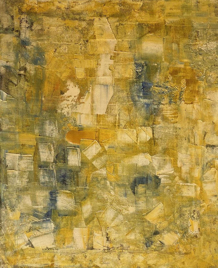GAY NAROFF (1943-2012, New York) Abstract: Oil on canvas 22 x 18 in. Gay Naroff (American, 1943 - 2012) a true New York Expressionist. Born December 10, 1943 in Bronx, NY, she was instantly born in the New York art scene by the age of 20 New Y