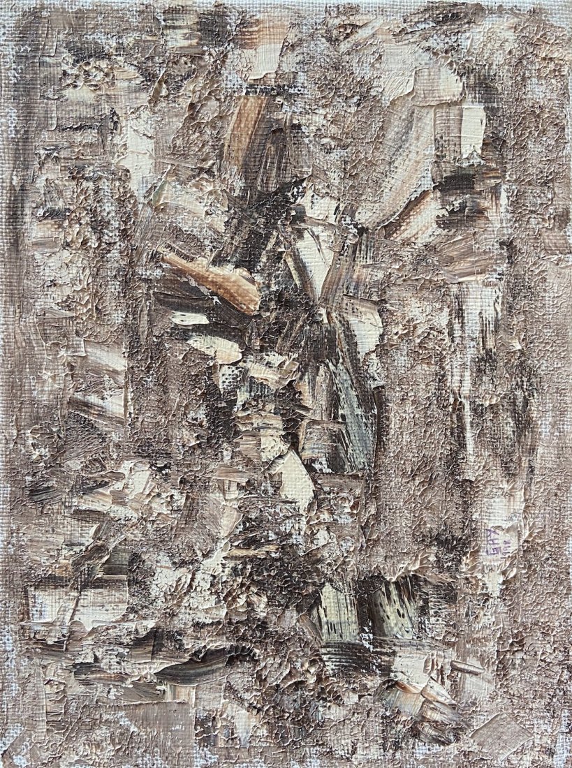 GAY NAROFF (1943-2012, New York) Abstract: Oil on canvas 9 x 12 in. Gay Naroff (American, 1943 - 2012) a true New York Expressionist. Born December 10, 1943 in Bronx, NY, she was instantly born in the New York art scene by the age of 20 New Yo