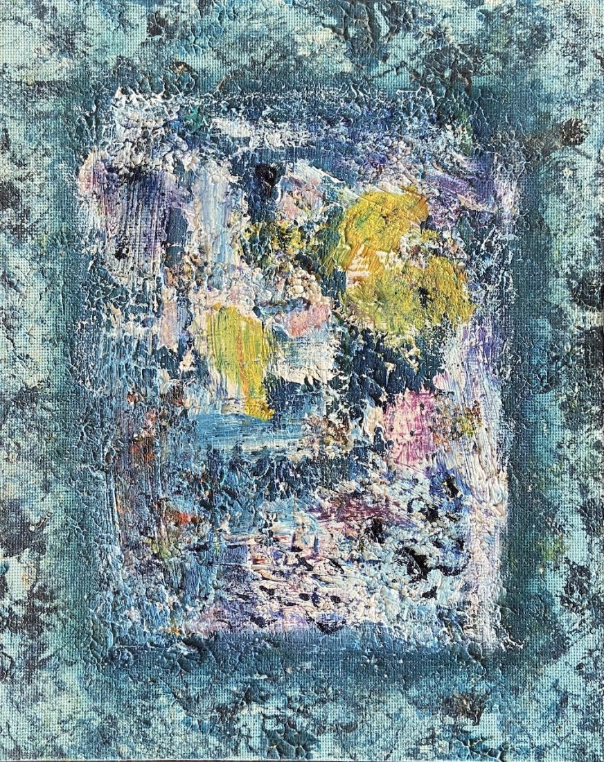 GAY NAROFF (1943-2012, New York) Abstract: Oil on board 8 x 10 in. Gay Naroff (American, 1943 - 2012) a true New York Expressionist. Born December 10, 1943 in Bronx, NY, she was instantly born in the New York art scene by the age of 20 New Yor