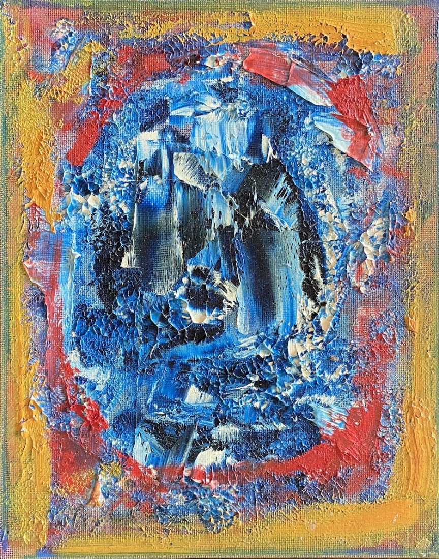 GAY NAROFF (1943-2012, New York) Abstract: Oil on board 8 x 10 in. Gay Naroff (American, 1943 - 2012) a true New York Expressionist. Born December 10, 1943 in Bronx, NY, she was instantly born in the New York art scene by the age of 20 New Yor