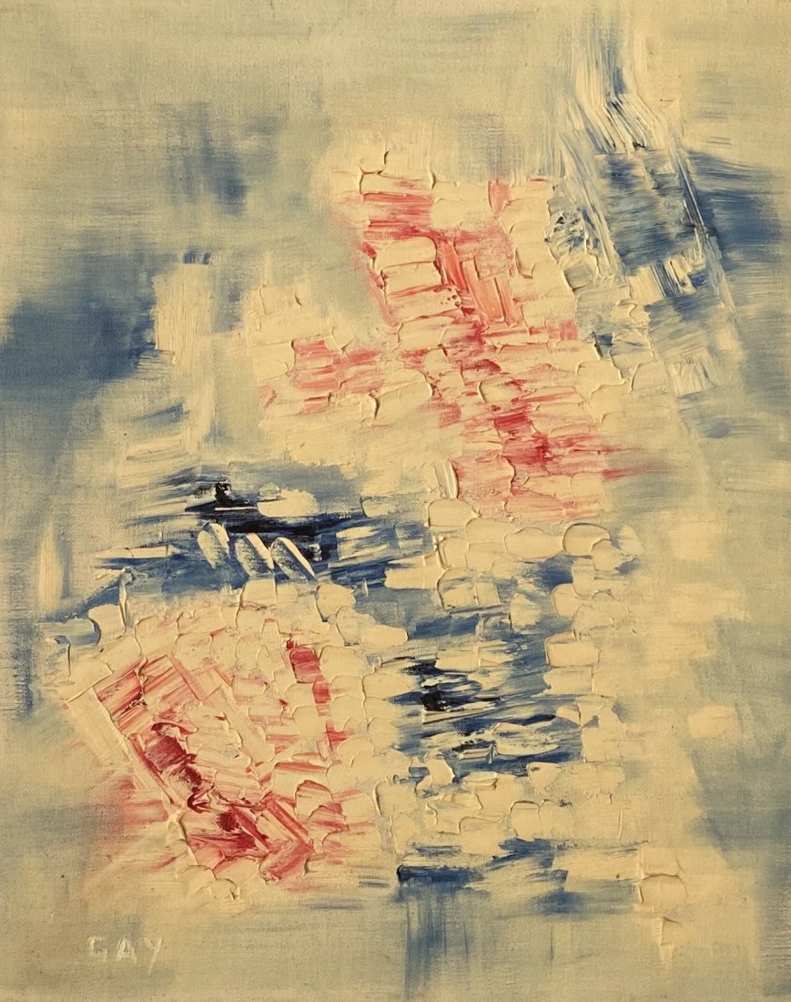 GAY NAROFF (1943-2012, New York) Abstract: Oil on canvas 16 x 20 in. Gay Naroff (American, 1943 - 2012) a true New York Expressionist. Born December 10, 1943 in Bronx, NY, she was instantly born in the New York art scene by the age of 20 New Y