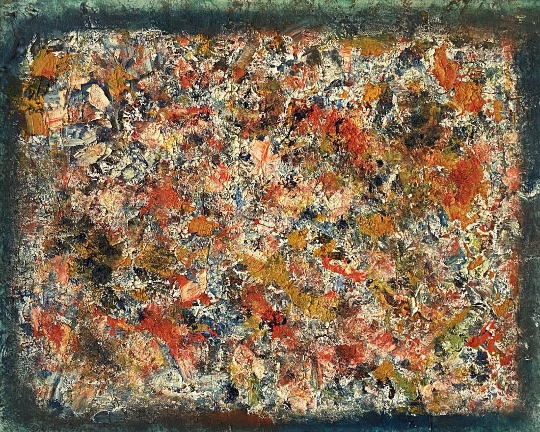 GAY NAROFF (1943-2012, New York) Abstract: Oil on board 16 x 20 in. Gay Naroff (American, 1943 - 2012) a true New York Expressionist. Born December 10, 1943 in Bronx, NY, she was instantly born in the New York art scene by the age of 20 New Yo