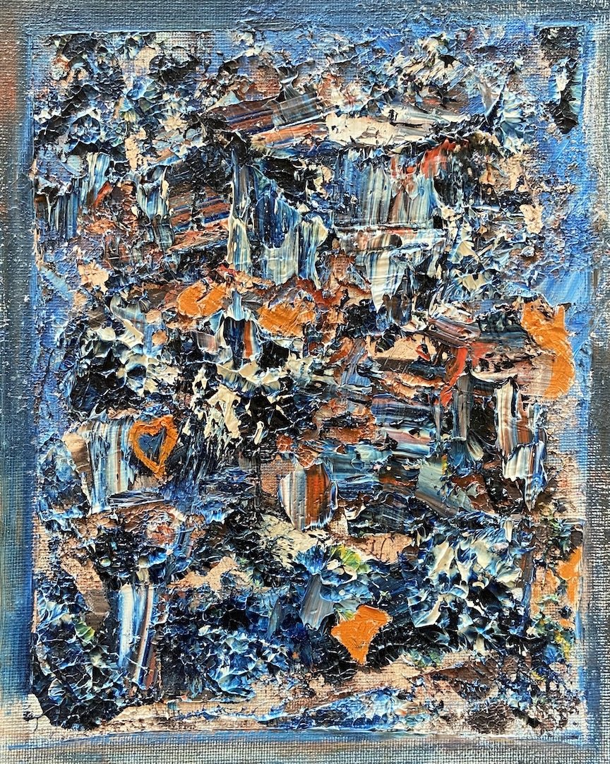 GAY NAROFF (1943-2012, New York) Abstract: Oil on board 8 x 10 in. Gay Naroff (American, 1943 - 2012) a true New York Expressionist. Born December 10, 1943 in Bronx, NY, she was instantly born in the New York art scene by the age of 20 New Yor