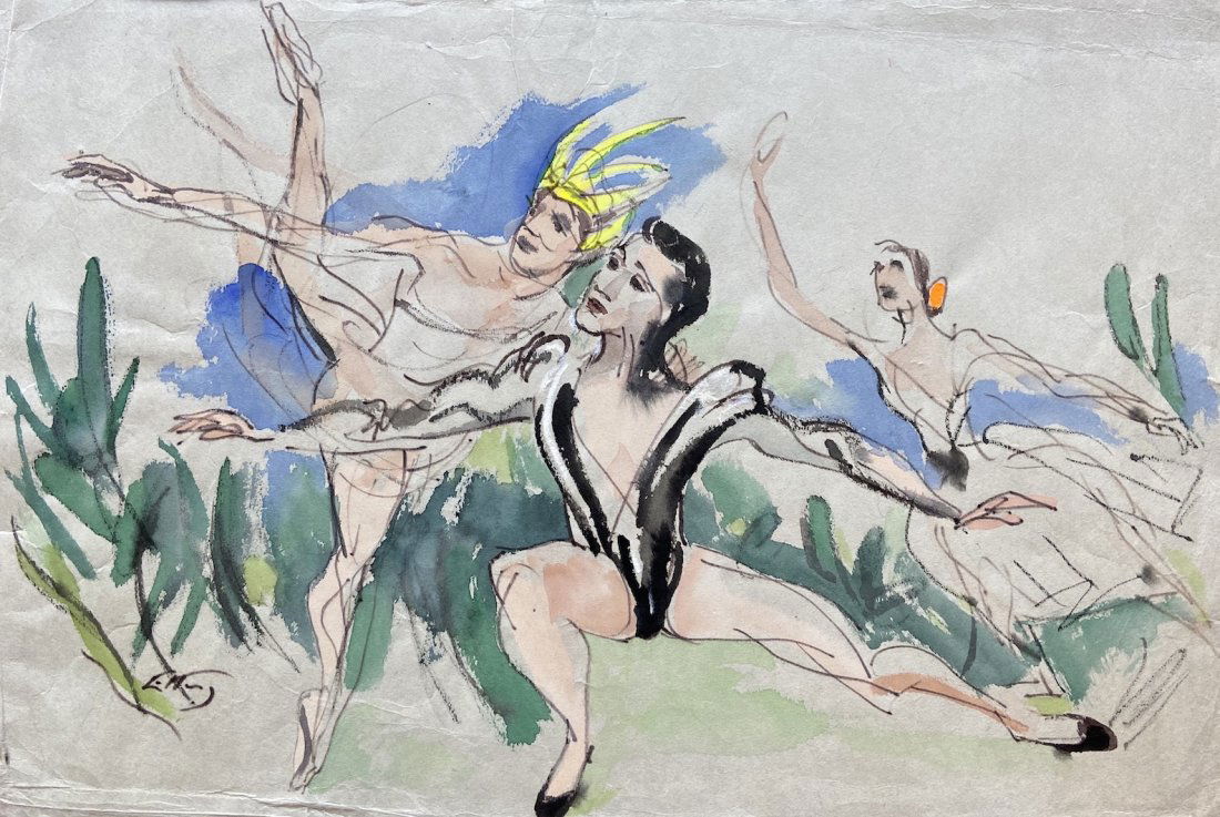 EMLEN POPE ETTING JR (1905-1993 Philadelphia) Modernist (1 of 3)