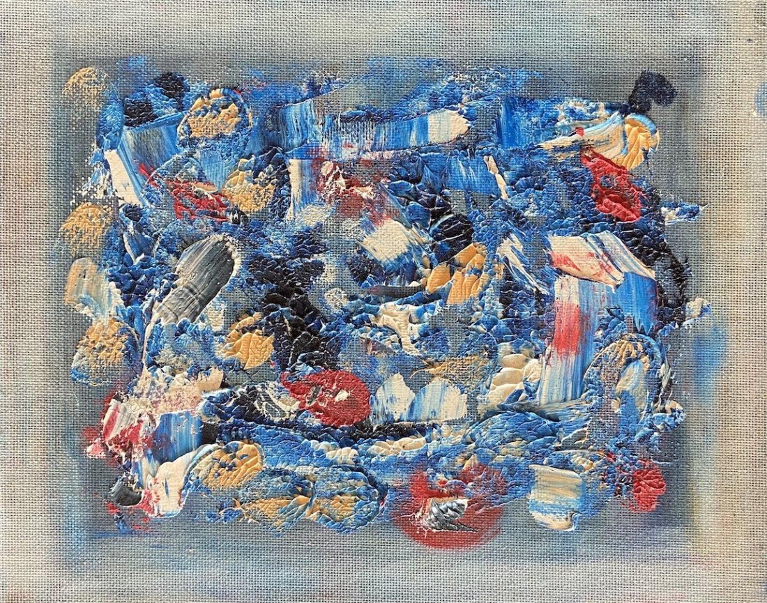 GAY NAROFF (1943-2012, New York) Abstract: Oil on board 8 x 10 in. Gay Naroff (American, 1943 - 2012) a true New York Expressionist. Born December 10, 1943 in Bronx, NY, she was instantly born in the New York art scene by the age of 20 New Yor