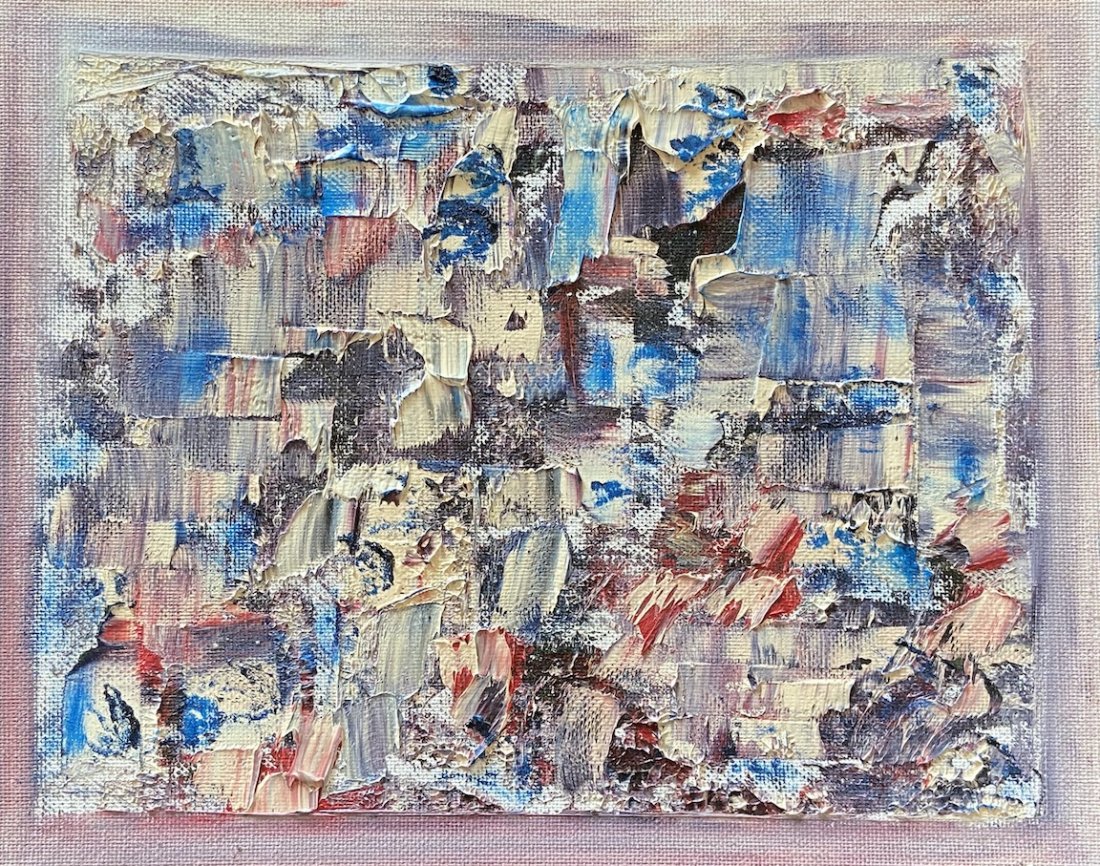 GAY NAROFF (1943-2012, New York) Abstract: Oil on board 8 x 10 in. Gay Naroff (American, 1943 - 2012) a true New York Expressionist. Born December 10, 1943 in Bronx, NY, she was instantly born in the New York art scene by the age of 20 New Yor