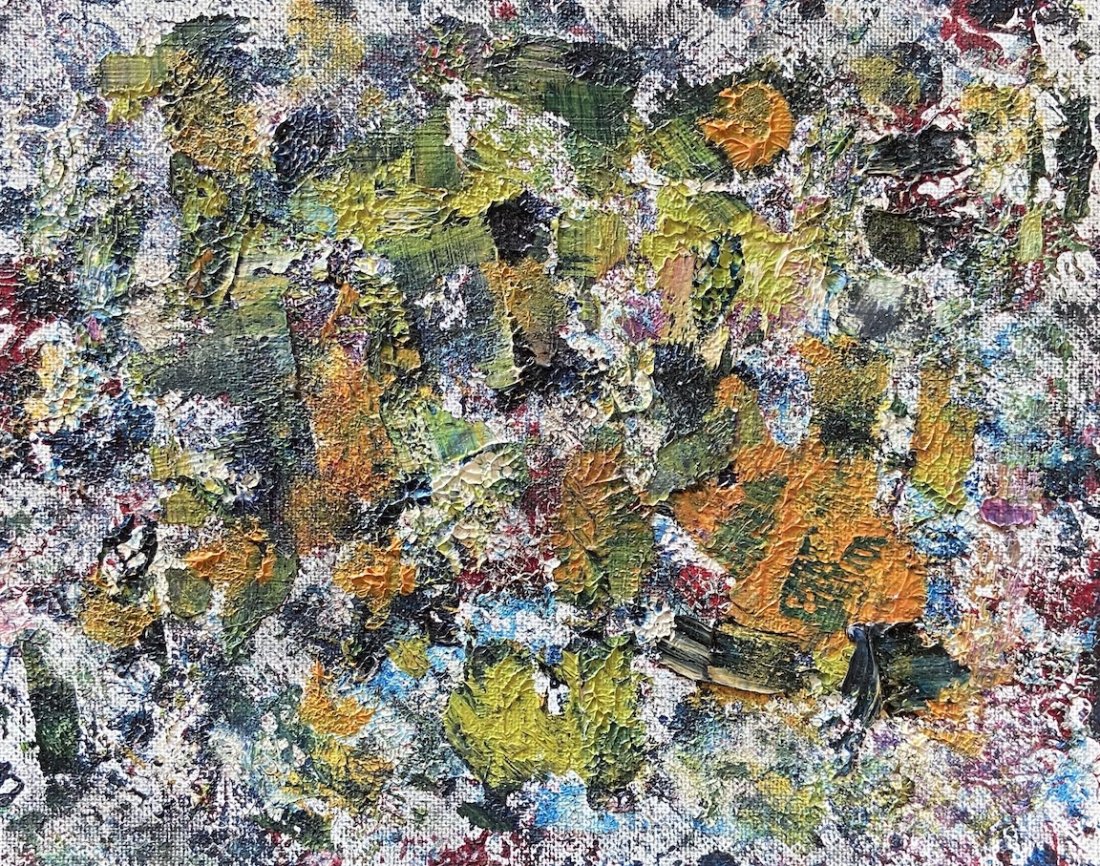 GAY NAROFF (1943-2012, New York) Abstract: Oil on board 8 x 10 in. Gay Naroff (American, 1943 - 2012) a true New York Expressionist. Born December 10, 1943 in Bronx, NY, she was instantly born in the New York art scene by the age of 20 New Yor