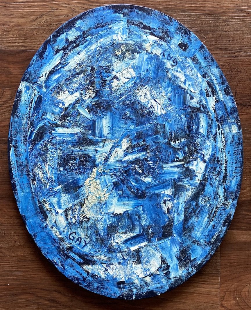 GAY NAROFF (1943-2012, New York) Abstract: Oil on canvas 16 x 20 in. Gay Naroff (American, 1943 - 2012) a true New York Expressionist. Born December 10, 1943 in Bronx, NY, she was instantly born in the New York art scene by the age of 20 New Y