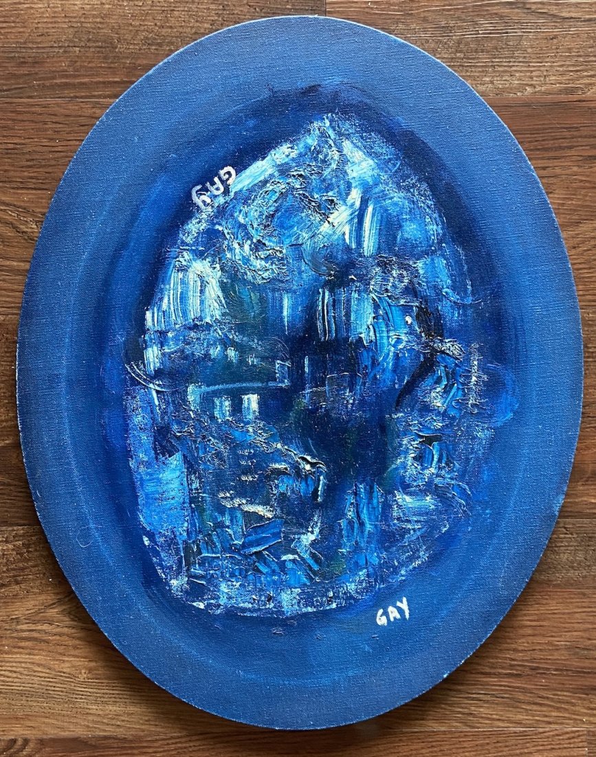GAY NAROFF (1943-2012, New York) Abstract: Oil on canvas 16 x 20 in. Gay Naroff (American, 1943 - 2012) a true New York Expressionist. Born December 10, 1943 in Bronx, NY, she was instantly born in the New York art scene by the age of 20 New Y