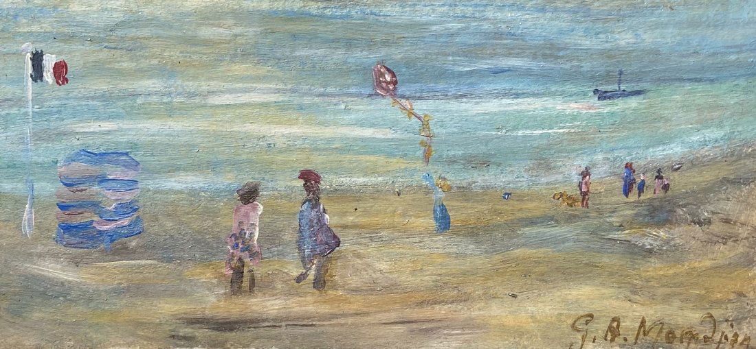 GARABED A MOMDJIAN (1922-2006, Armenia) Beach Scene (1 of 4)