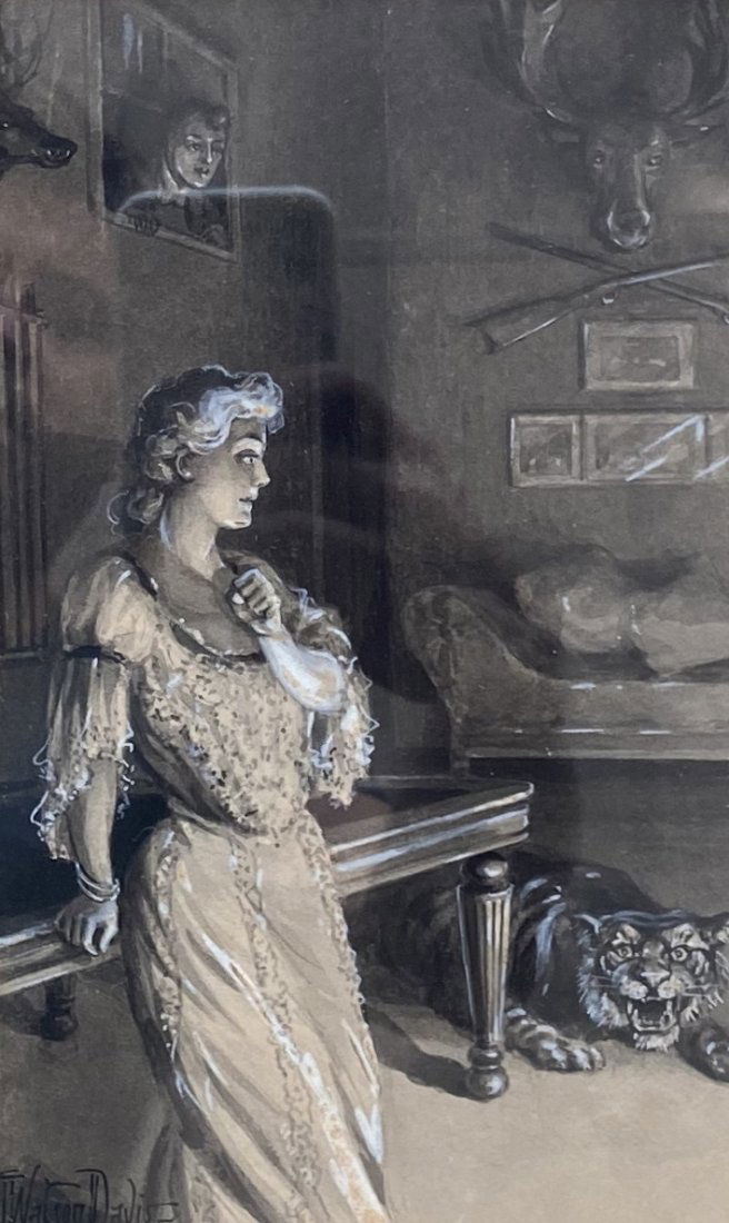 JOHN WATSON DAVIS (1870-1959, NY) Illustration (1 of 4)