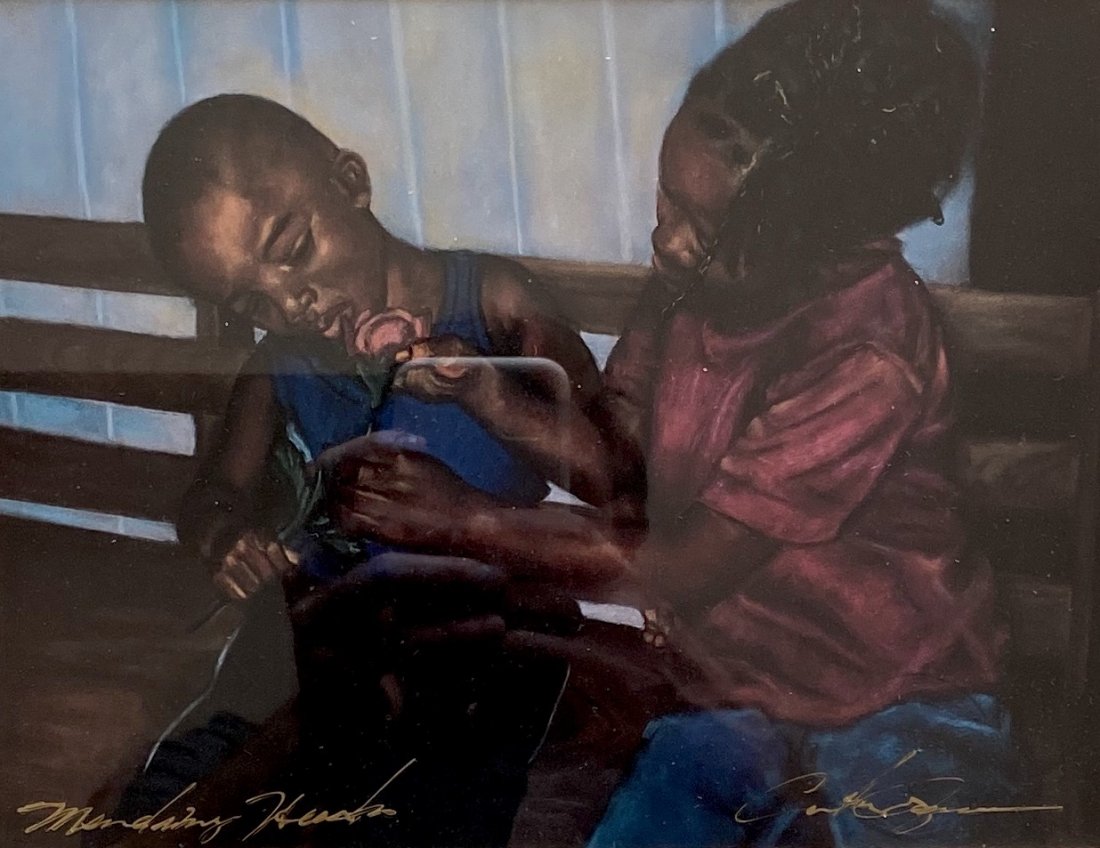 CURTIS E. JAMES, African American Children, Signed (1 of 6)