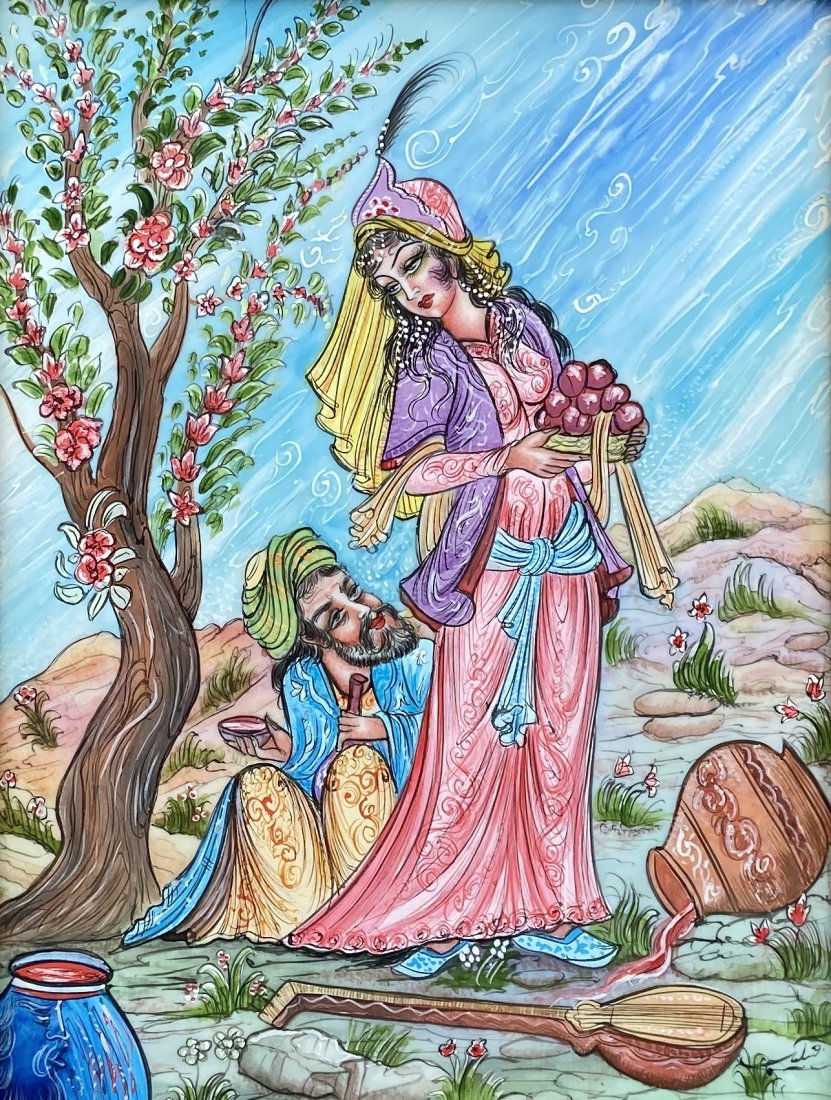 Orientalist Figures In Landscape, Signed (1 of 4)