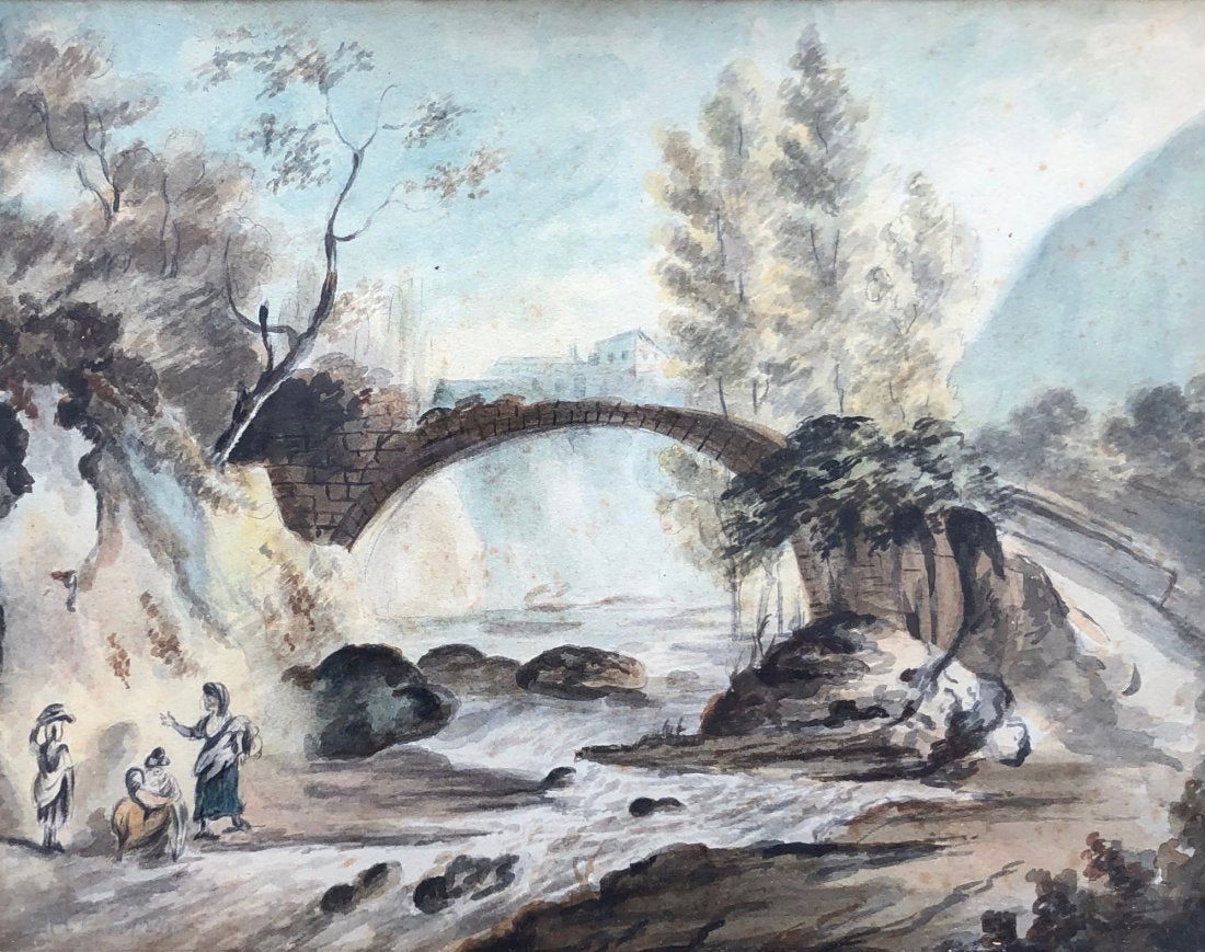 SAMUEL HIERONYMOUS GRIMM (1733-1794, Switzerland) (1 of 4)