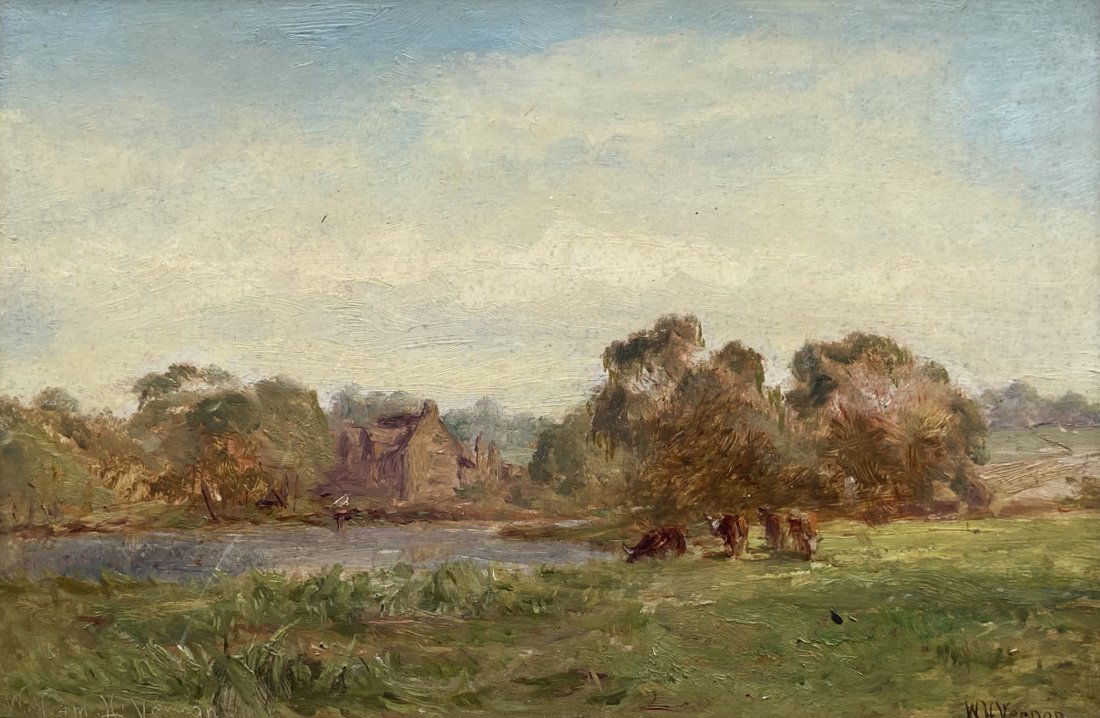 WILLIAM H VERNON (1820-1909, UK)  Landscape (1 of 4)