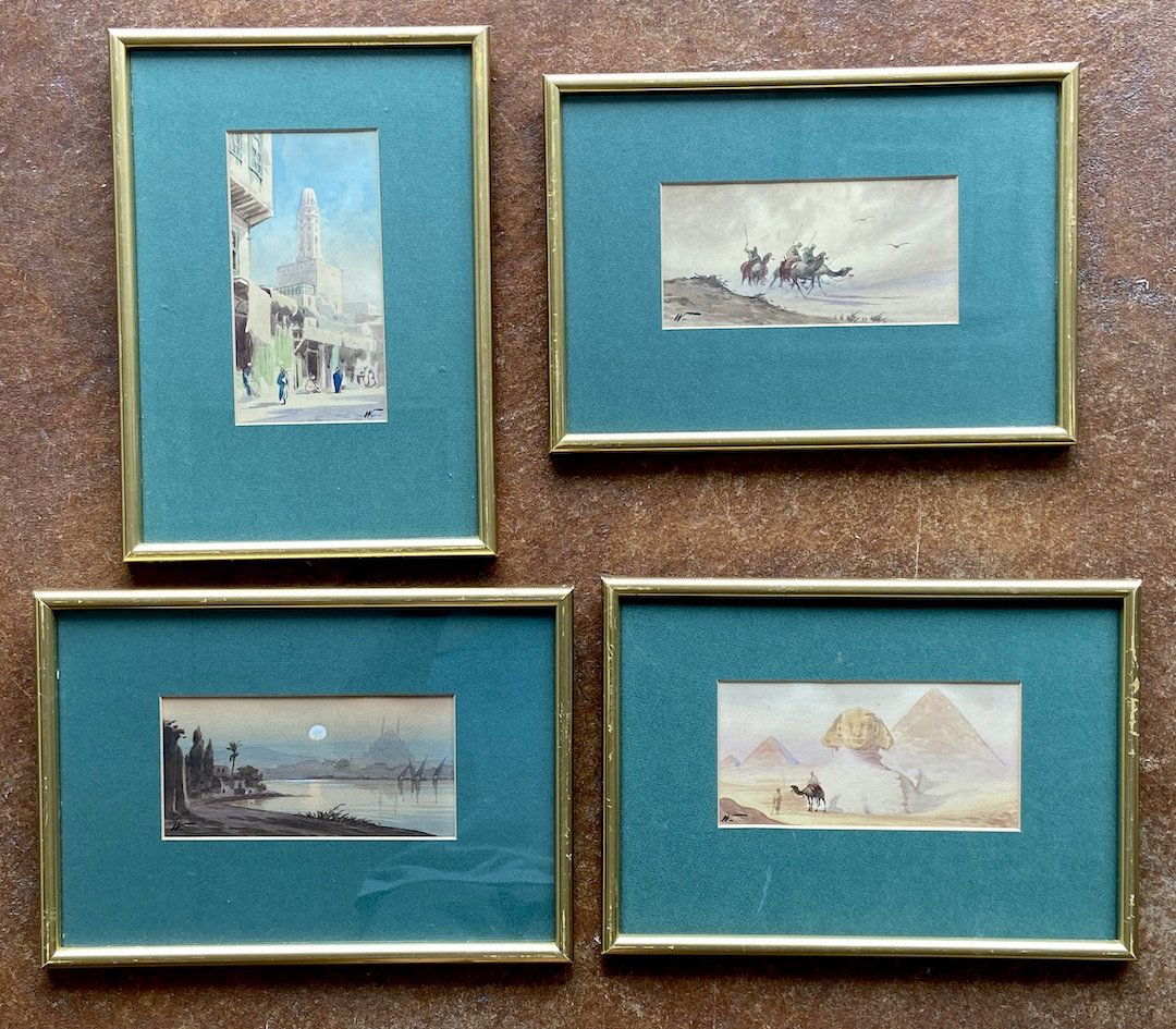 EDWIN LORD WEEKS (1849-1903, Boston) Watercolors (1 of 4)