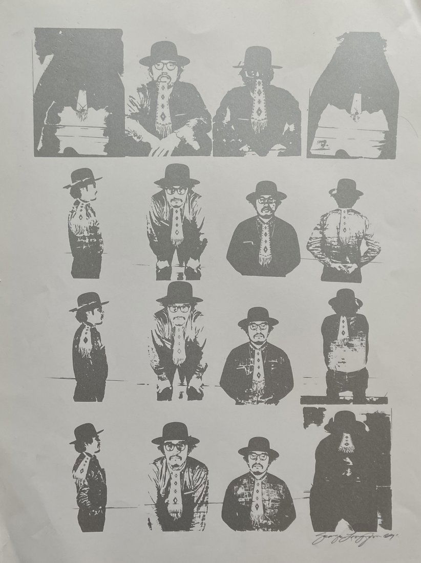 GEORGE LONGFISH (b. 1942, California) Silkscreen 1969 (1 of 3)