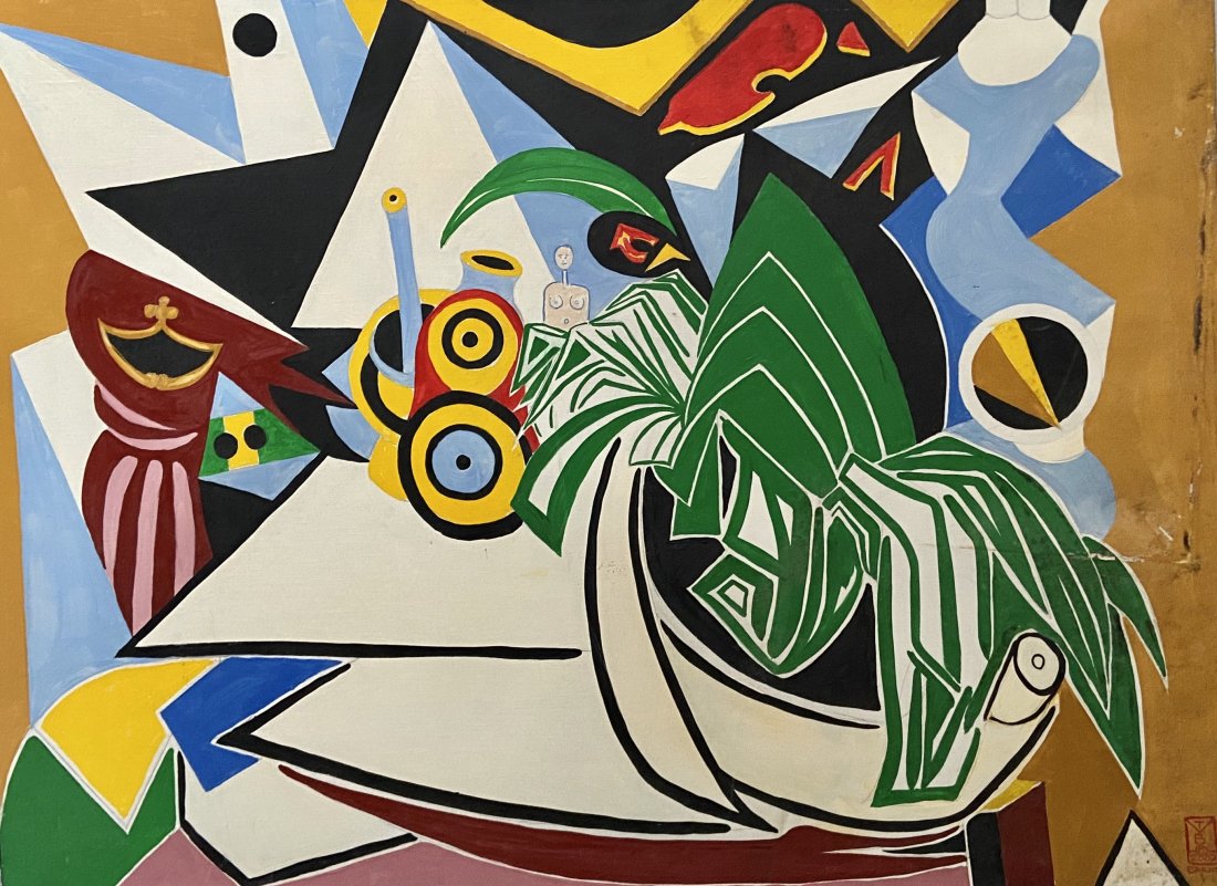 THOMAS M BARNETT (20th c American) Still Life (1 of 3)