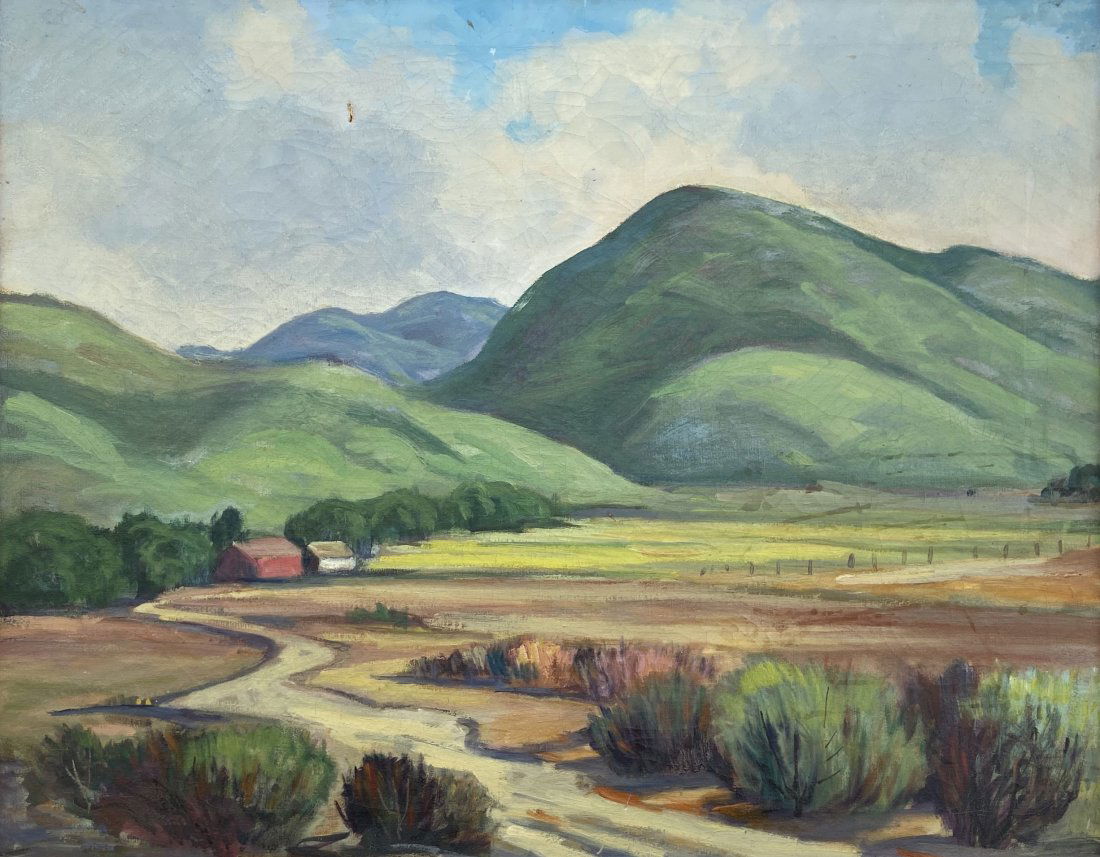 ELIZABETH LUCILLE MILLS (b. 1913, California) WPA Stamp (1 of 5)