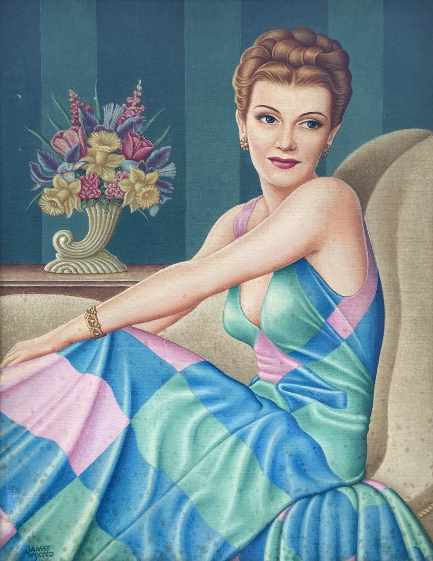 JAMES WIXTED (20th c, California) Ginger Rogers (1 of 8)