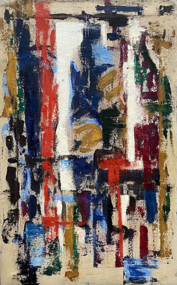 Mid-Century Modern Abstract  Expressionist Painting (1 of 3)