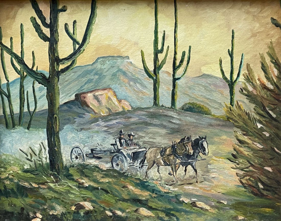 CHARLES MILLER (20th c, American) The Thorn Forest (1 of 5)