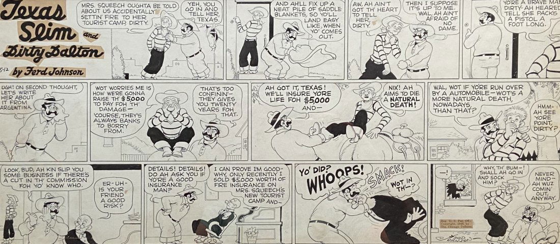 FERDINAND JOHNSON (1905-1996, California) Texas Slim (1 of 4)