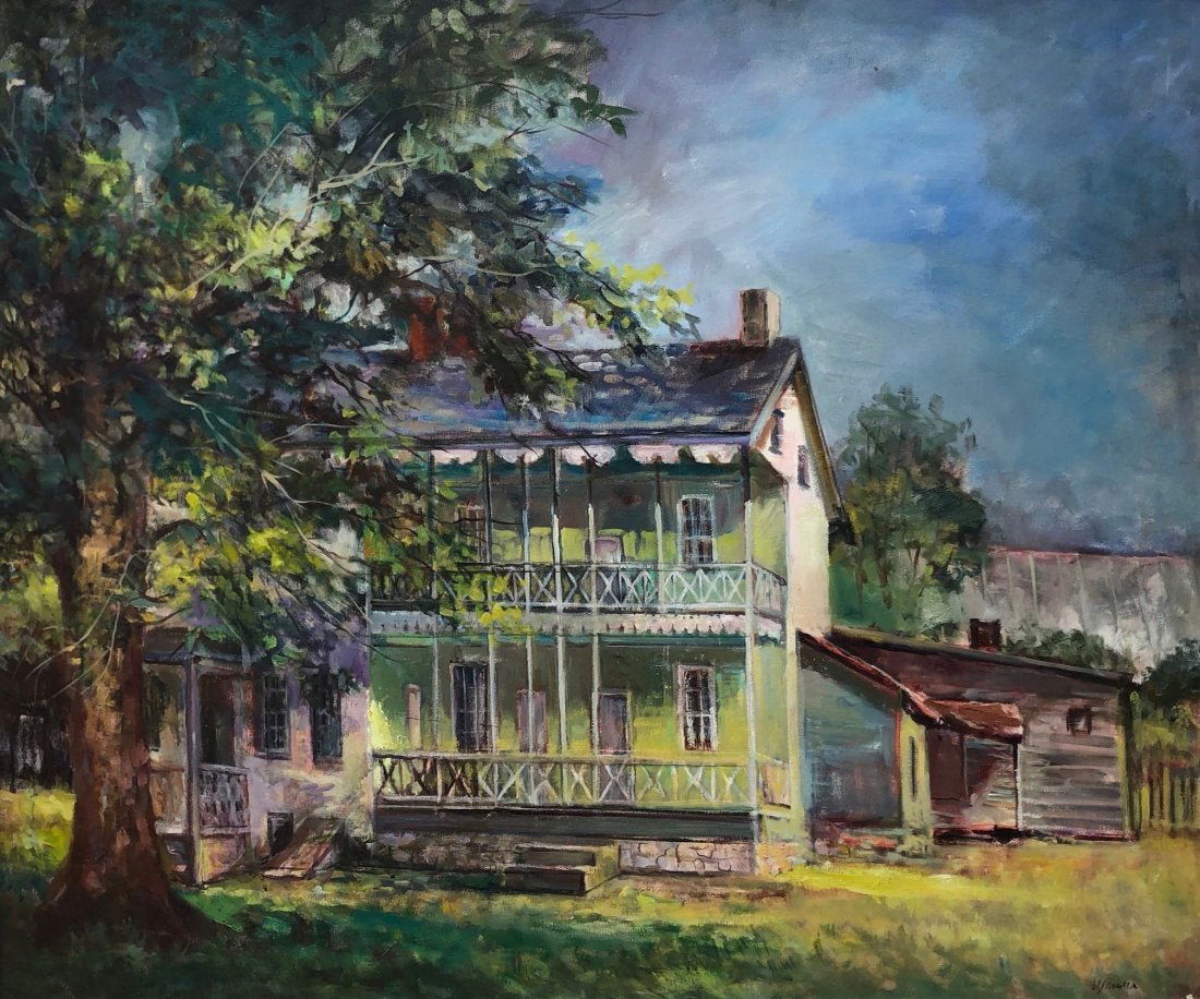 The Lehmen House Hagerstown MD Impressionist, Signed (1 of 4)