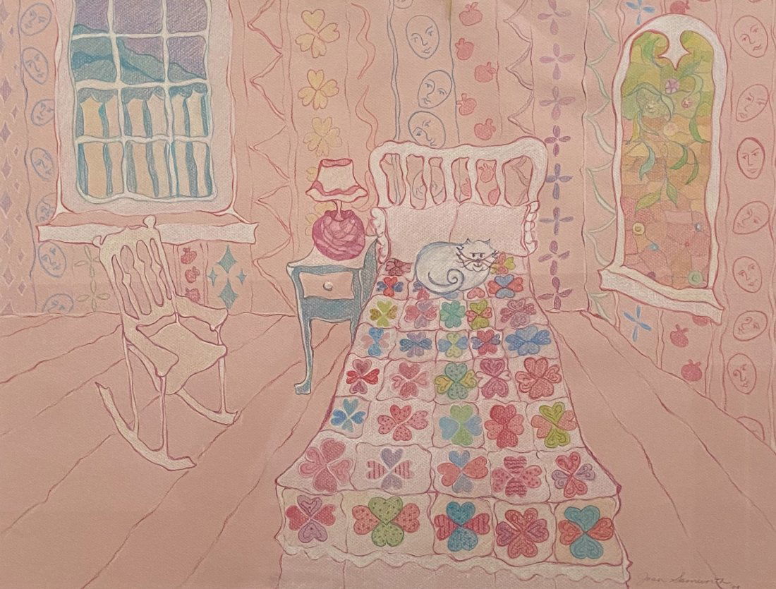 JOAN SAMWORTH (20th c, Chevy Chase, MD)  Cat (1 of 5)