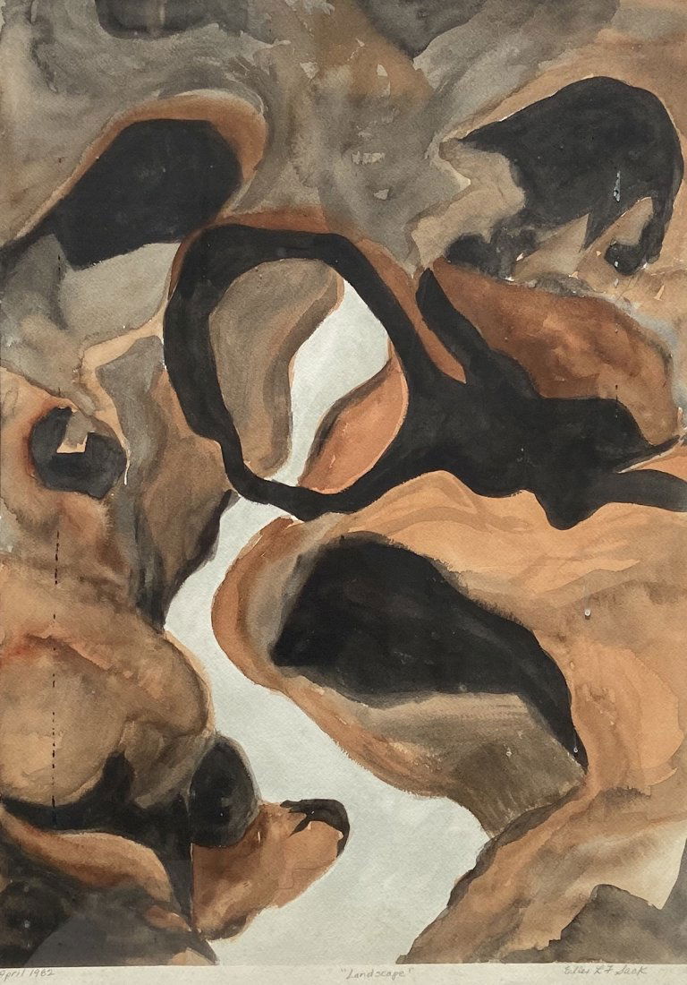 ELLEN SACK (20th c, American) Modernist (1 of 4)