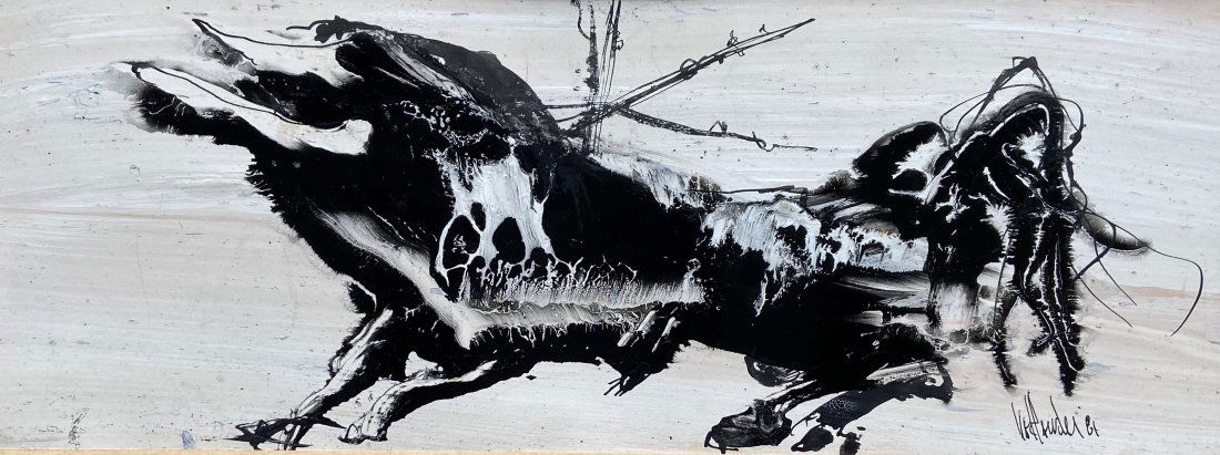 GINO HOLLANDER (1924-2015, Colorado) Modernist (1 of 3)