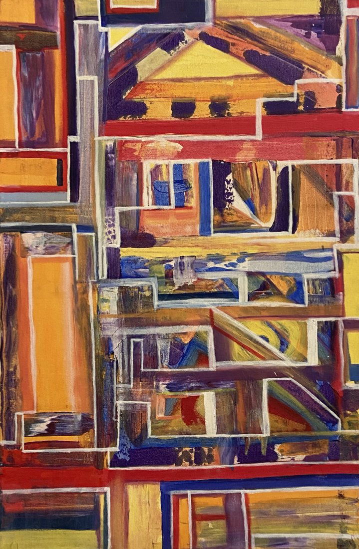 Cuban Abstract, Signed (1 of 4)