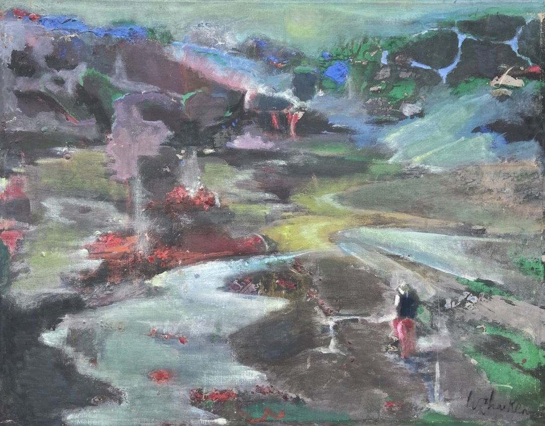 WILLIAM CHAIKEN (b. 1921, Russia) Landcape (1 of 4)