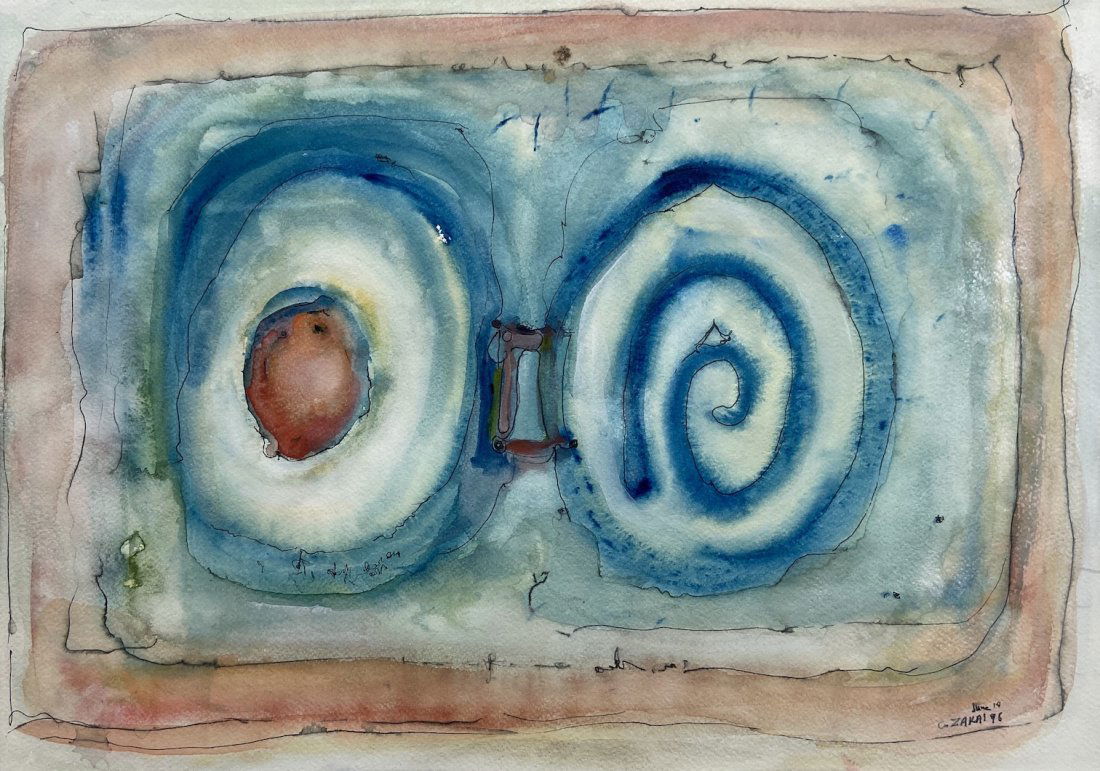 CATHERINE ZAKAS (b. 1936, Greece) Abstract (1 of 4)