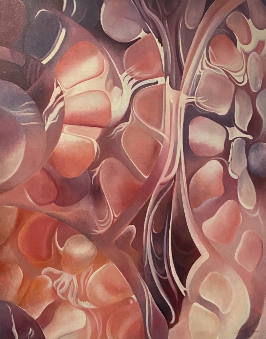 Large 1970's Abstract, Signed (1 of 4)