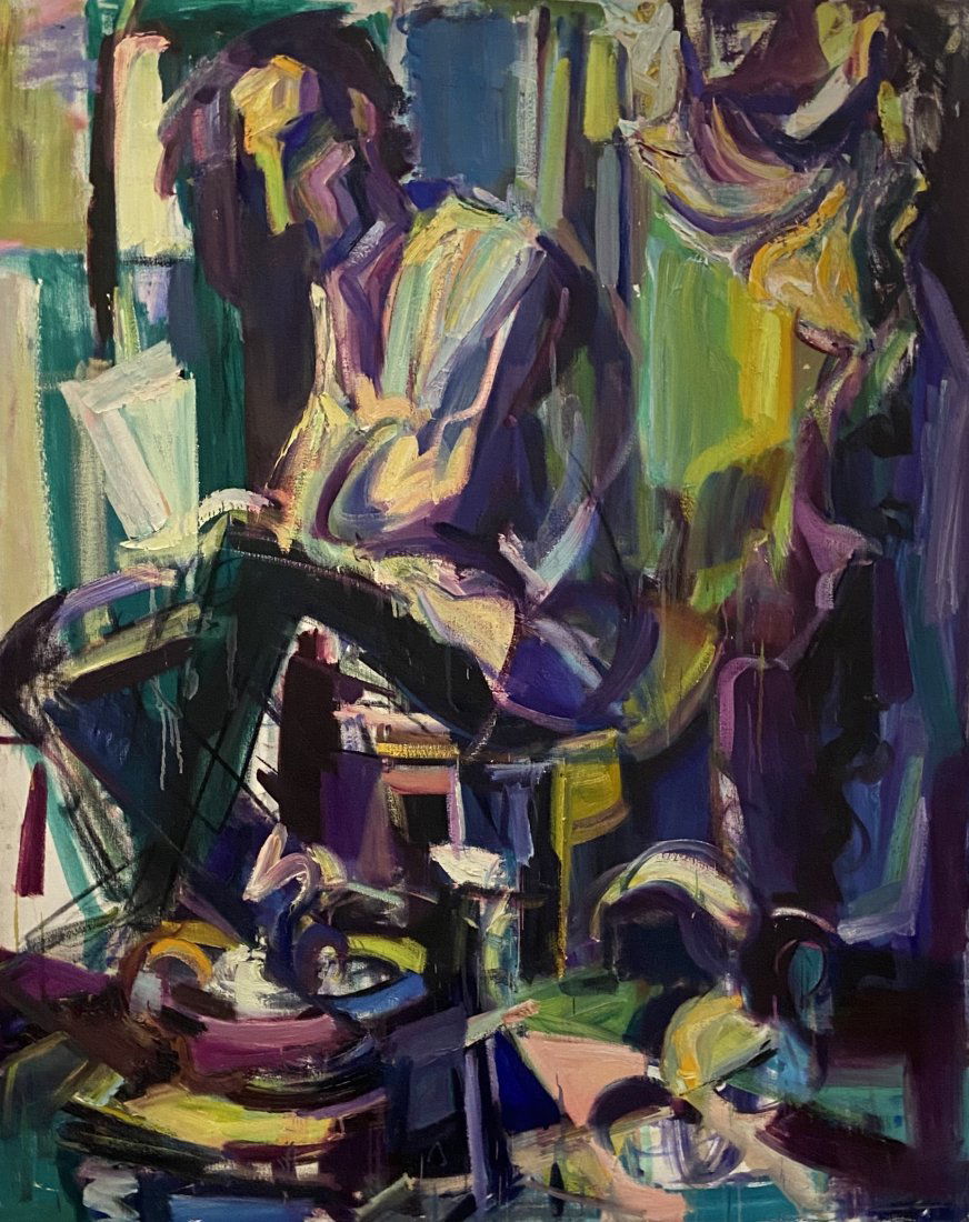 BARBARA YETERIAN (20th c, American) Modernist (1 of 3)