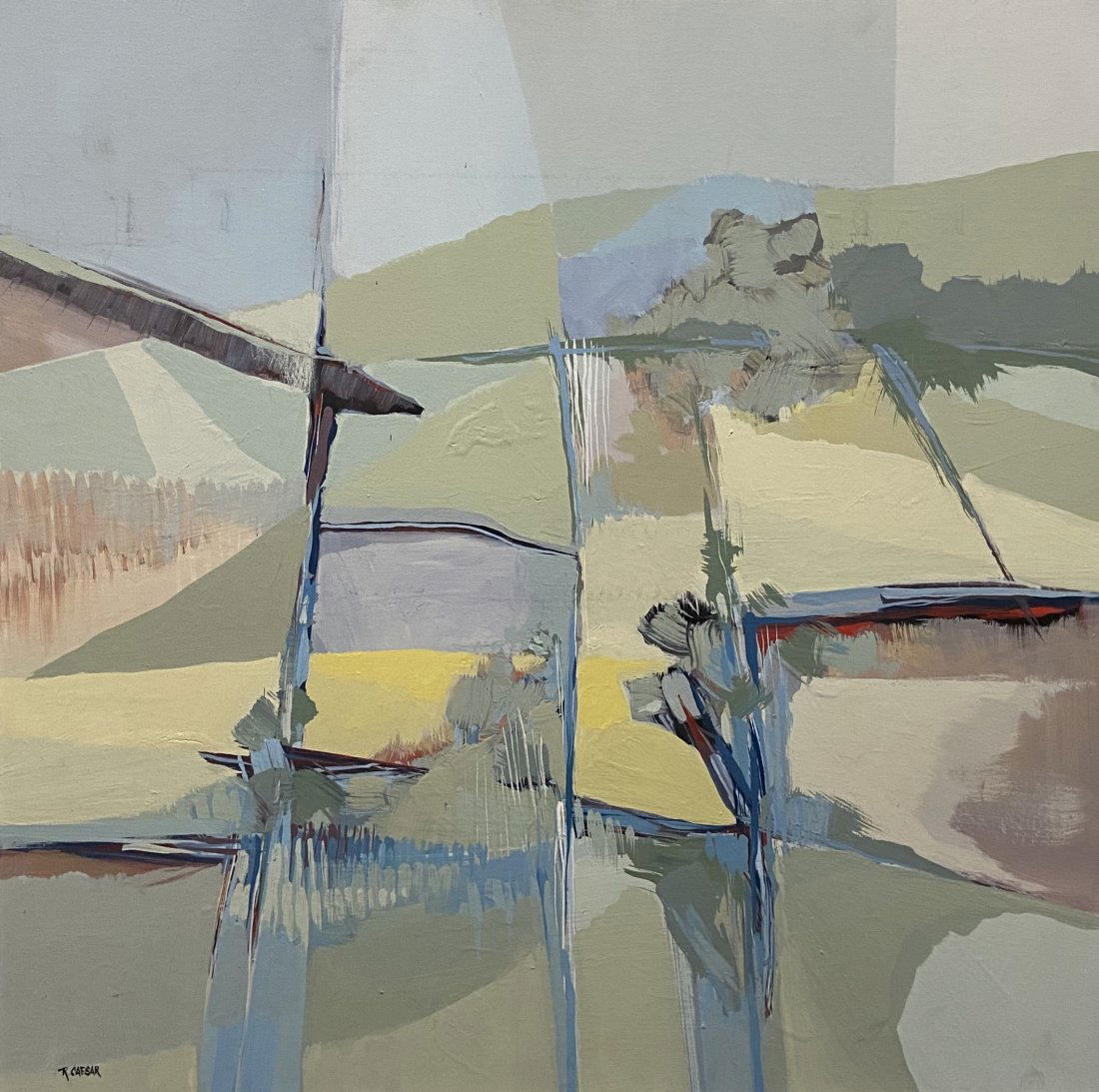 Modern Abstract Signed R Caesar (1 of 4)