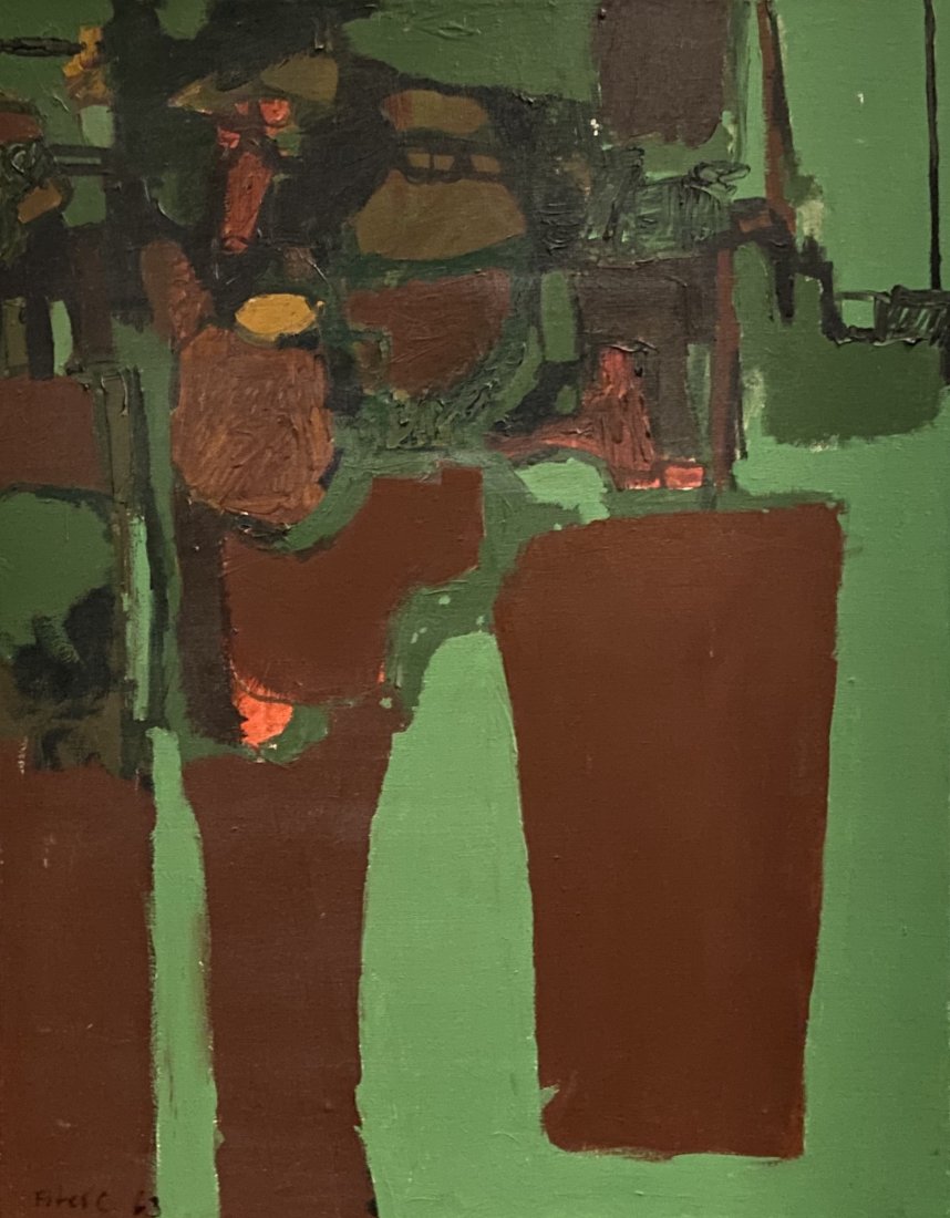 Mid-Century Modern Abstract Signed & Dated 1963 (1 of 4)