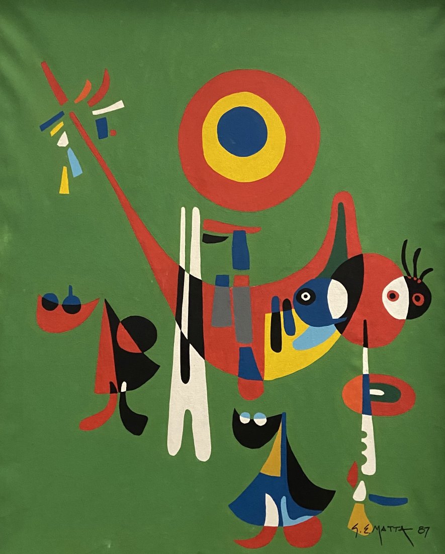 GUILLERMO MATTA (20th c, Cuba) Modernist (1 of 4)