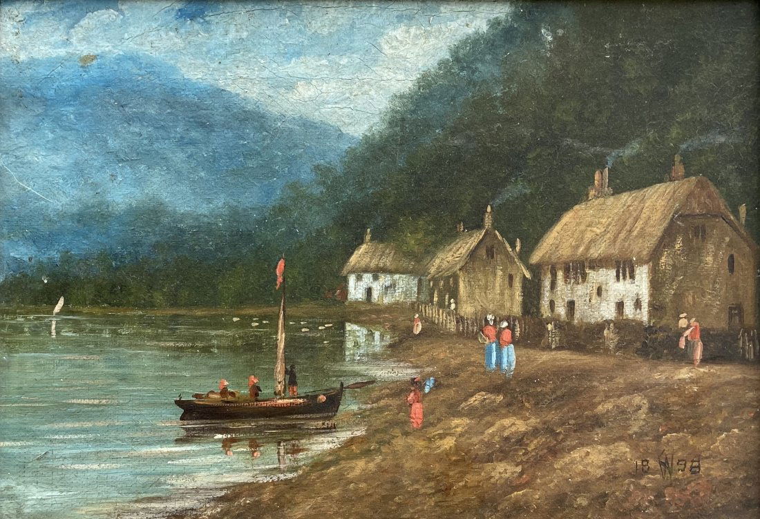 19th Century Impressionist River Landscape, Signed (1 of 4)