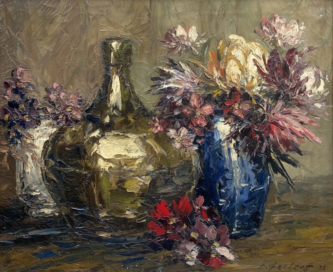 LEONID GECHTOFF (1883-1941, Pennsylvania) Still Life (1 of 4)