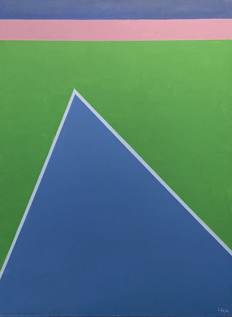 Modern Hard Edge Abstract, Signed (1 of 4)