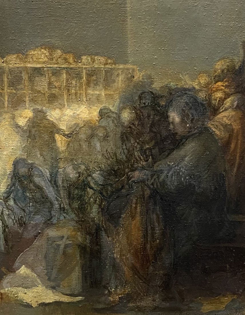 Italian Modernist City Scene, Signed 1962 (1 of 3)