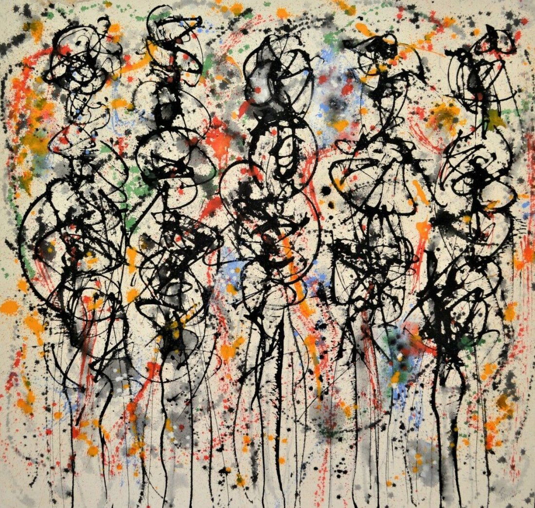 RAIMUNDO GARCIA PARRA (1937-2017, Cuba) Abstract (1 of 6)