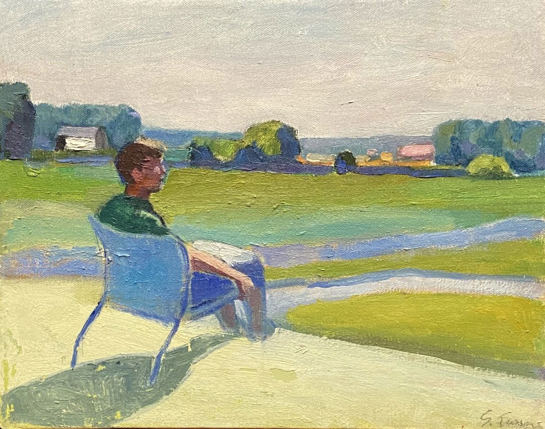 SALLY TURNER  (20th c, American) Landscape (1 of 4)